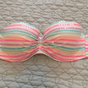 Strapless VS swim top